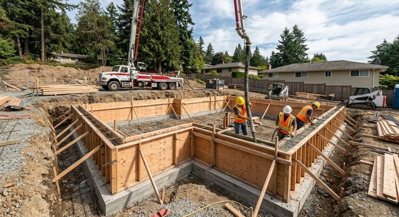 Cement Foundation Installation in Fort Wayne, IN