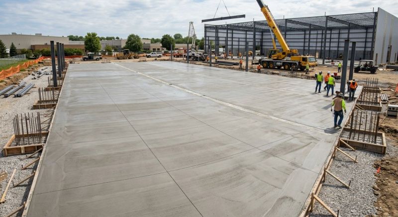 Commercial Slab Construction in Alexandria, VA