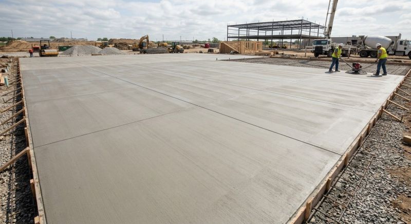 Commercial Slab Installation in Winston Salem, NC