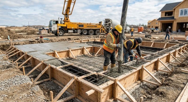 Concrete Foundation Pouring in Greenville, SC