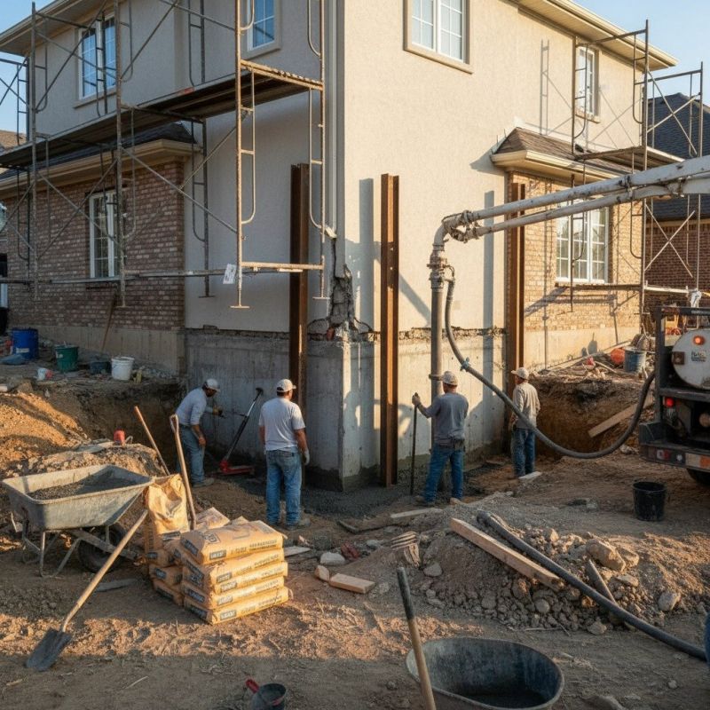 Wall Foundation Construction