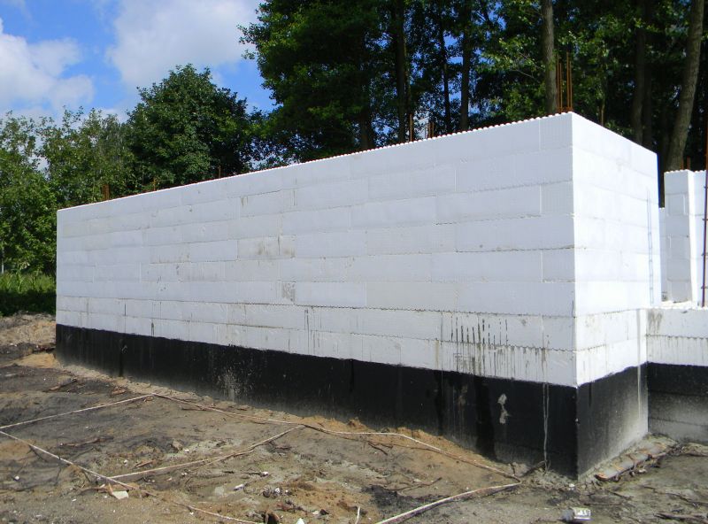 Wall Foundation Construction